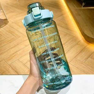 Motivational China Water Bottle (Green Color) 2L