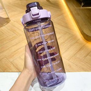Motivational China Water Bottle (Purple Color) 2L
